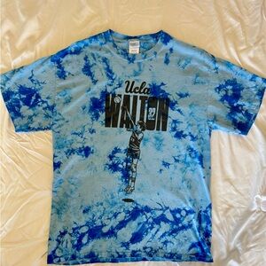 UCLA Bill Walton Blue Tie-Dye Men's Shirt